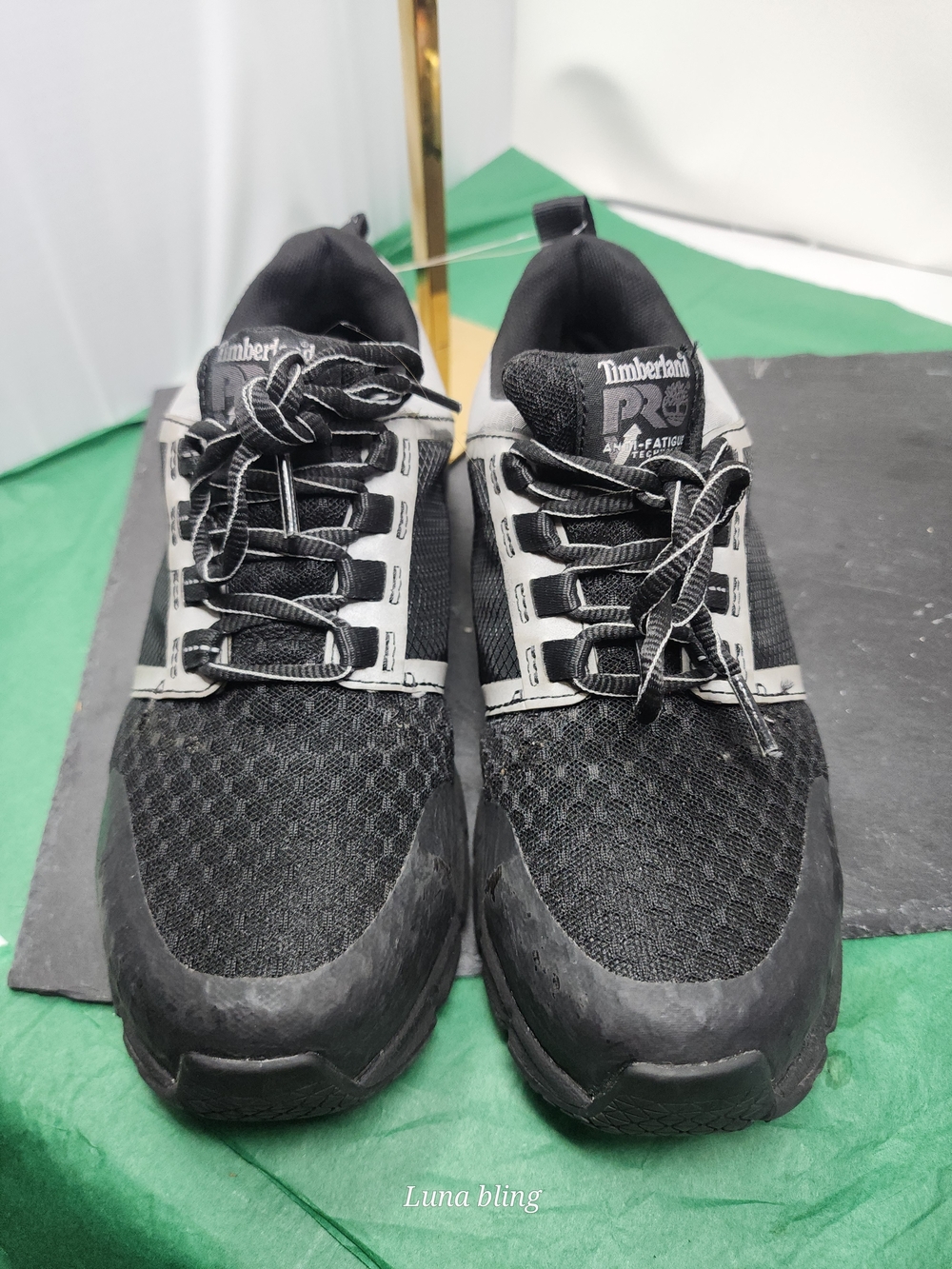 Timberland PRO Men's Black Mesh Work Sneakers